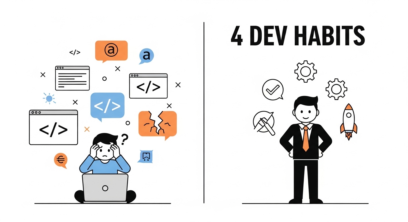 4 Habits That Separate Great Developers From Average Ones