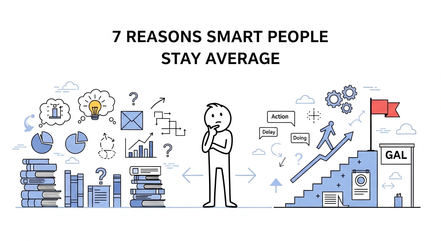7 Reasons Smart People Stay Average