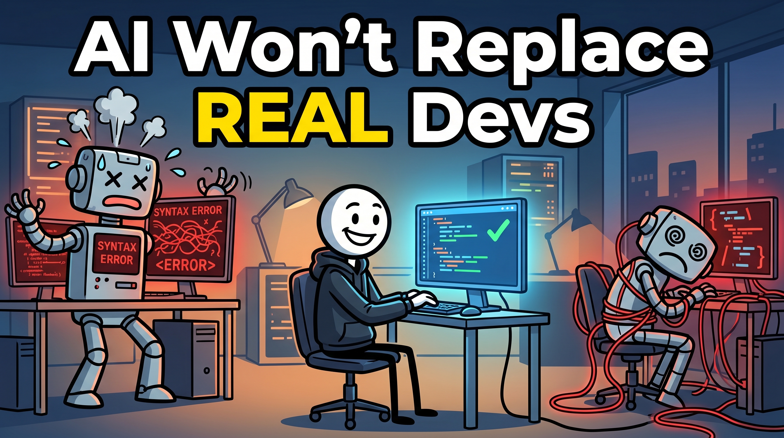 Why Real Software Engineers Are Not Panicking About AI Replacing Programmers